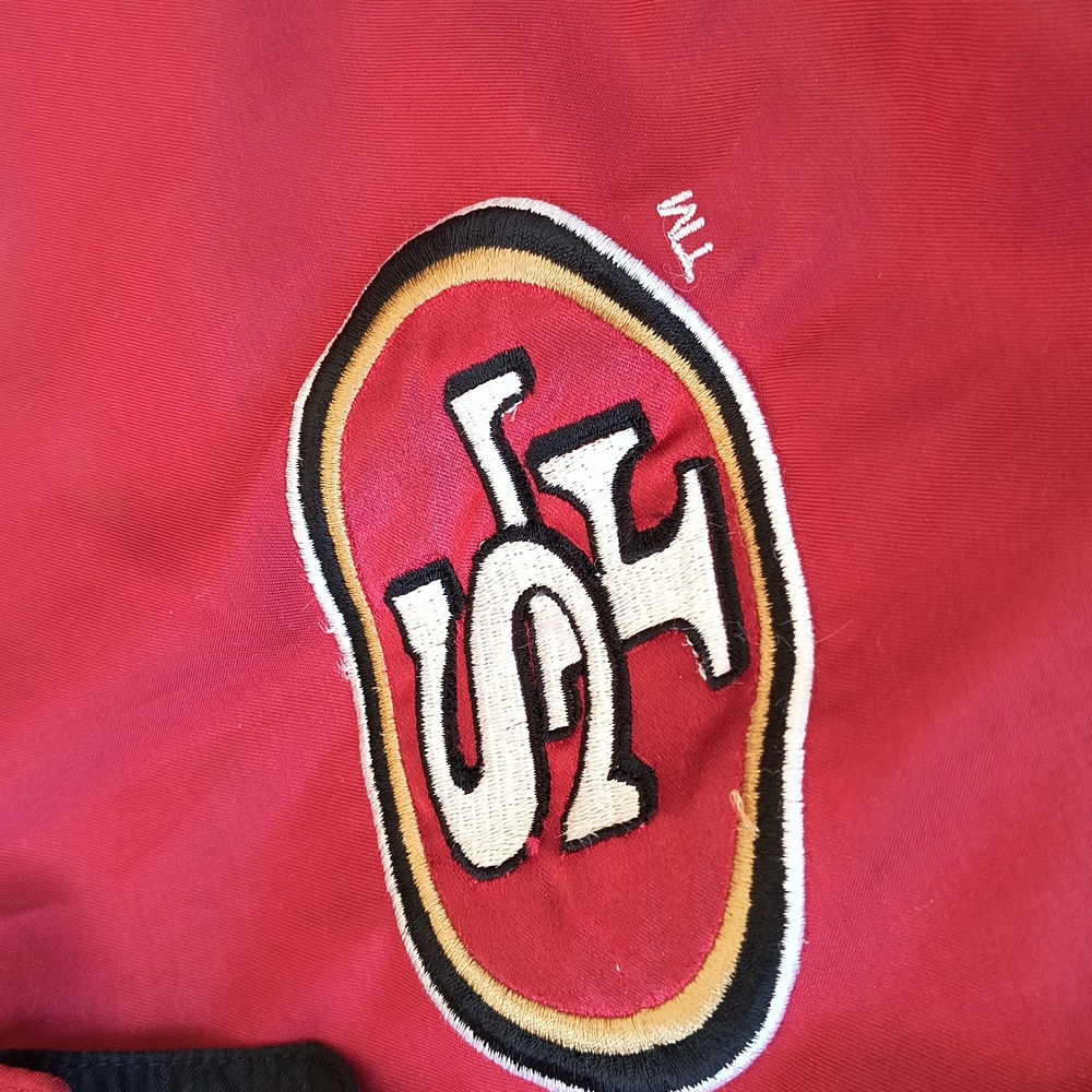 VTG Pro Line Reebok 49ers Jacket, Large - Picture 6 of 11